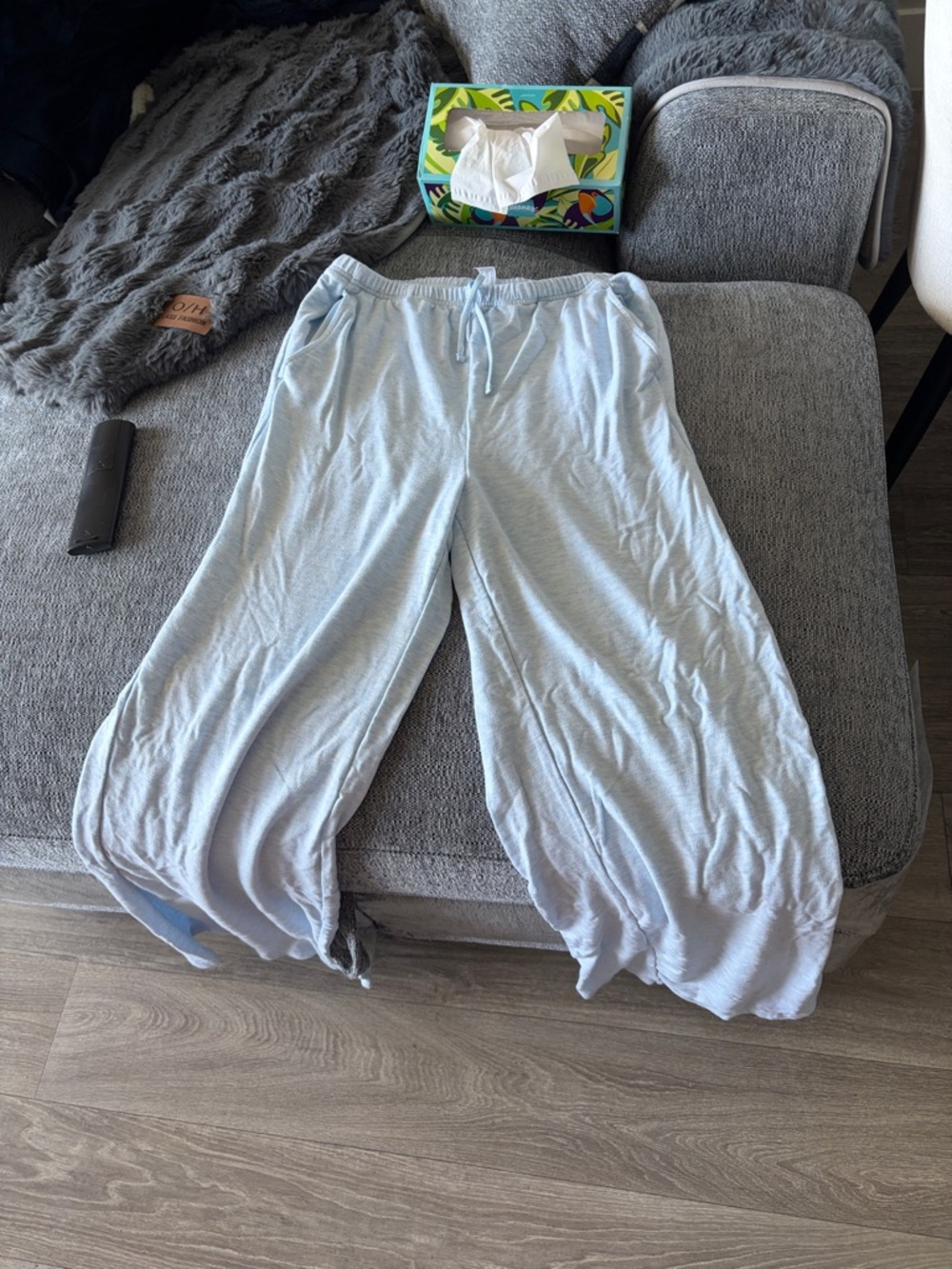 Yogalicious Light Blue Relaxed Pajama Pants